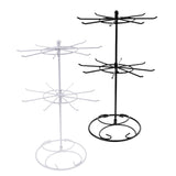 2-Tier Rotating Iron Stand Rack Jewelry Toy Display