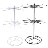 2-Tier Rotating Iron Stand Rack Jewelry Toy Display