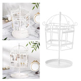 Rotating Jewelry Display Stand Organizer Metal