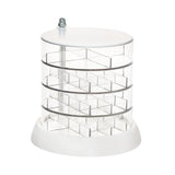 Rotating Jewelry Box Hairpins Makeup Container Jewelry Tray