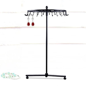 Rotating Jewelry Display Rack for Bracelet Earrings Rings