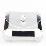 360 Turntable Jewelry Display Stand Solar Showcase