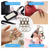 Metal Lobster Claw Clasp Key Ring with Rotating Snap Hooks