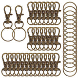 Metal Lobster Claw Clasp Key Ring with Rotating Snap Hooks