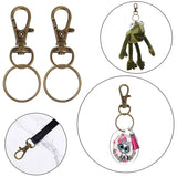 Metal Lobster Claw Clasp Key Ring with Rotating Snap Hooks