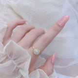 Rotating Sunflower Pendant Necklace for Women