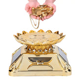 Rotating Turntable Jewelry Display Stand Holder Necklace Tray