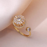 Zircon Flower Jewelry Set for Women