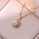 Zircon Flower Jewelry Set for Women