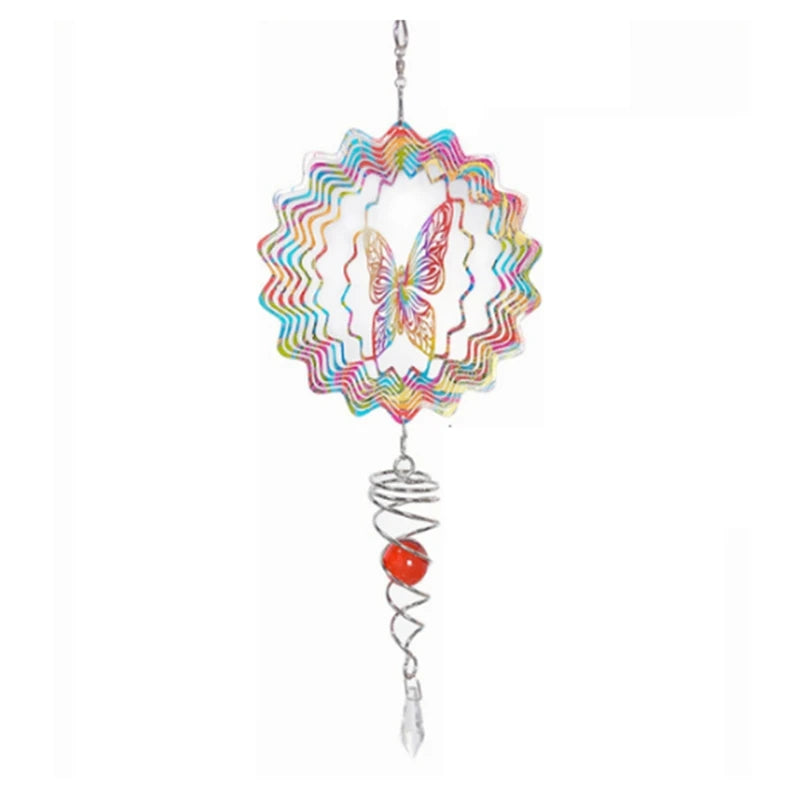 Wind Spinner Butterfly Birds Home Decor Garden Hanging