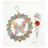 Wind Spinner Butterfly Birds Home Decor Garden Hanging