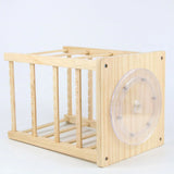 Rotating Wood Earrings Holder Bracelets Stand Dresser Organizer