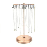 Rotating Jewelry Storage Rack Necklace Bracelet Display Stand Holder Organizer
