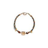 Dunhuang Retro Beaded Bracelet with Immortal Charm