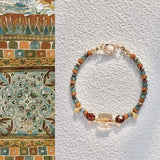 Dunhuang Retro Beaded Bracelet with Immortal Charm