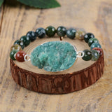 Bohemian Amazonite Agate Bead Friendship Bracelet