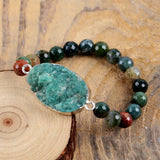 Bohemian Amazonite Agate Bead Friendship Bracelet