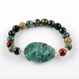 Bohemian Amazonite Agate Bead Friendship Bracelet