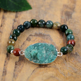 Bohemian Amazonite Agate Bead Friendship Bracelet