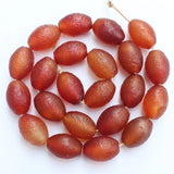 6-18mm Red Ag-ate Oval Beads 15 inch for DIY Jewelry Making