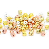 18-Faceted Hematite 4mm Rose Spacer Beads for Jewelry Making