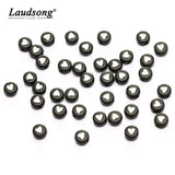 4X7MM Acrylic Heart Pattern Loose Beads for DIY Child Jewelry Making