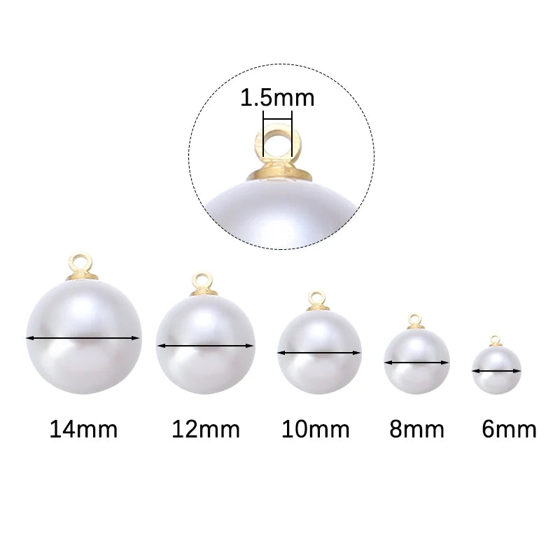ABS Pearls Pendant Bracelet Beads DIY Jewelry Making