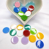 10pcs Acrylic Resin Gasket Earrings Accessories