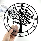 Round Alarm Silicone Clock Epoxy Mold DIY Clock Craft Making Mould