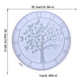 Round Alarm Silicone Clock Epoxy Mold DIY Clock Craft Making Mould
