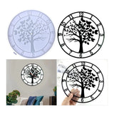 Round Alarm Silicone Clock Epoxy Mold DIY Clock Craft Making Mould