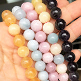 Round Amethysts Morganite Opal Aquamarines Stone Beads 6 8 10mm