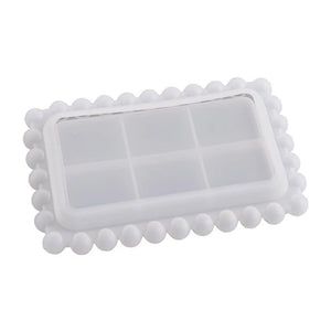 Round Bead Tray Epoxy Resin Casting Mold for Jewelry Making