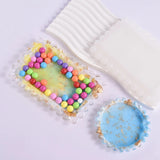 Round Bead Tray Epoxy Resin Casting Mold for Jewelry Making