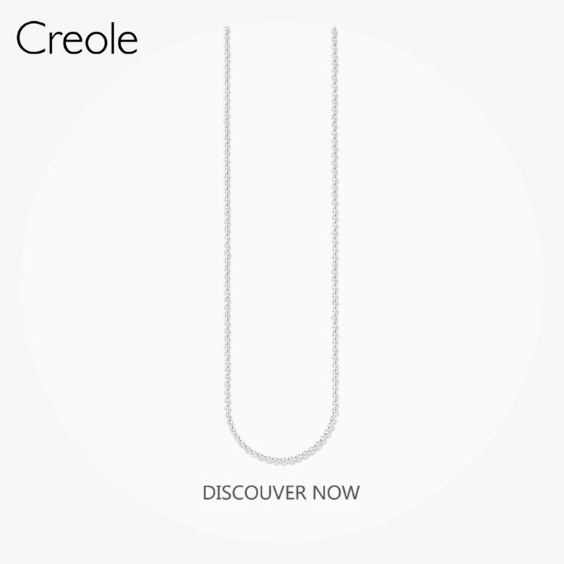 925 Silver Round Belcher Chain Necklace, 2019 Summer Women's Gift