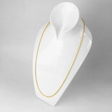 925 Silver Round Belcher Chain Necklace, Classic Basic Jewelry Gift