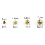 Green Stone Spacer Beads 6 8 10 12mm Jewelry Bracelet Making DIY