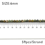 Green Stone Spacer Beads 6 8 10 12mm Jewelry Bracelet Making DIY