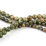 Green Stone Spacer Beads 6 8 10 12mm Jewelry Bracelet Making DIY