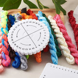 Braided Rope Knot Jewelry Board with Nylon Cord Thread for DIY Bracelet