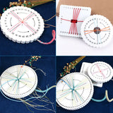 Braided Rope Knot Jewelry Board with Nylon Cord Thread for DIY Bracelet