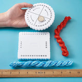 Braided Rope Knot Jewelry Board with Nylon Cord Thread for DIY Bracelet