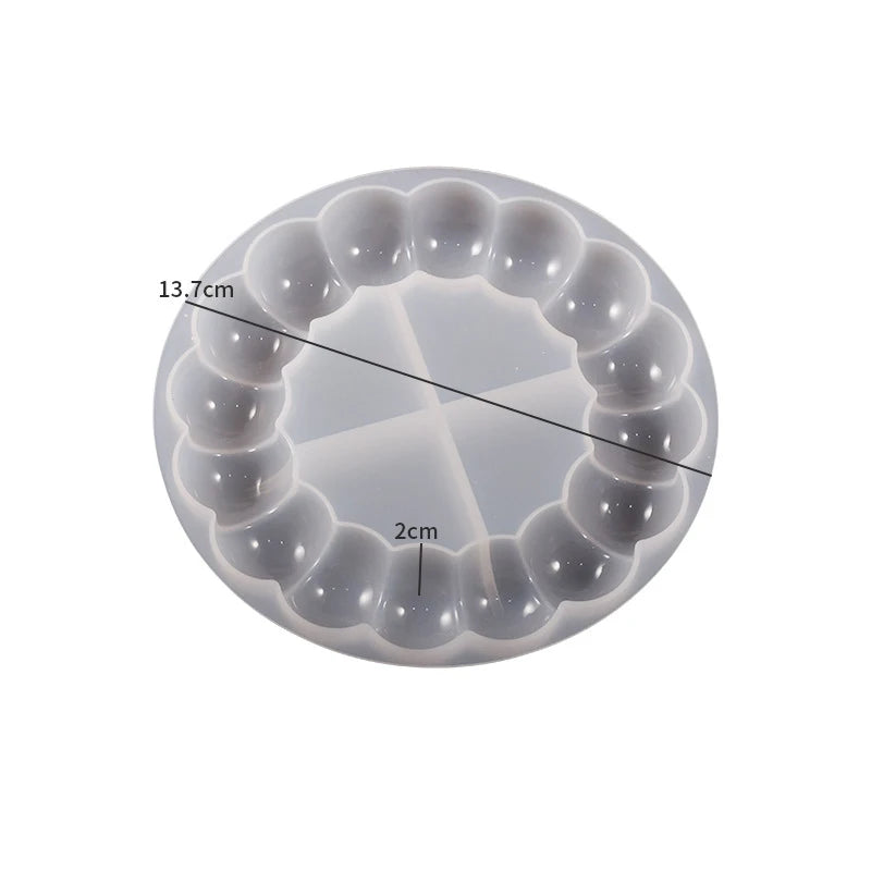 Irregular Coaster Resin Mold DIY Gift Silicone Mold Jewelry Rack