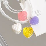 DIY Waffle Lattice Love Pendant Necklace Material