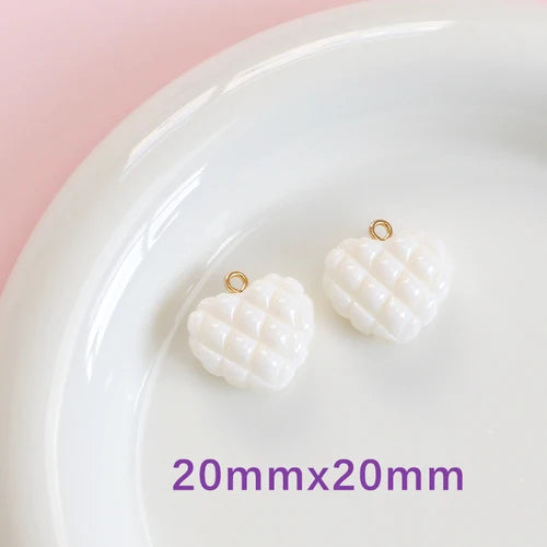 DIY Waffle Lattice Love Pendant Necklace Material
