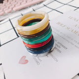 80pcs Round Circle Acetic Acid Acrylic Jewelry Charms 38mm