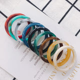 80pcs Round Circle Acetic Acid Acrylic Jewelry Charms 38mm