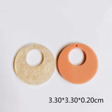 Resin Plastic Pendant Eardrop DIY Necklace Earring Charms 8pcs