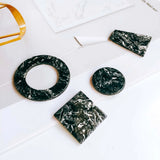 Resin Plastic Acetic Acid Eardrop Diy Pendant Necklace Earring Charms 4pcs