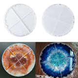 Round Coaster Resin Casting Molds Silicone Epoxy DIY Jewelry Pendant Making